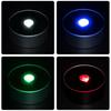 Seven-Color LED Crystal Ball Light Base with 3D Carving for Wine or Glazed Glass Bottles.