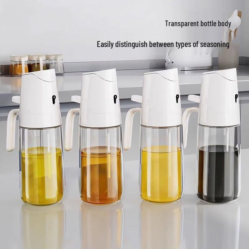 ZISIZ Glass Oil Spray and Pour Dispenser