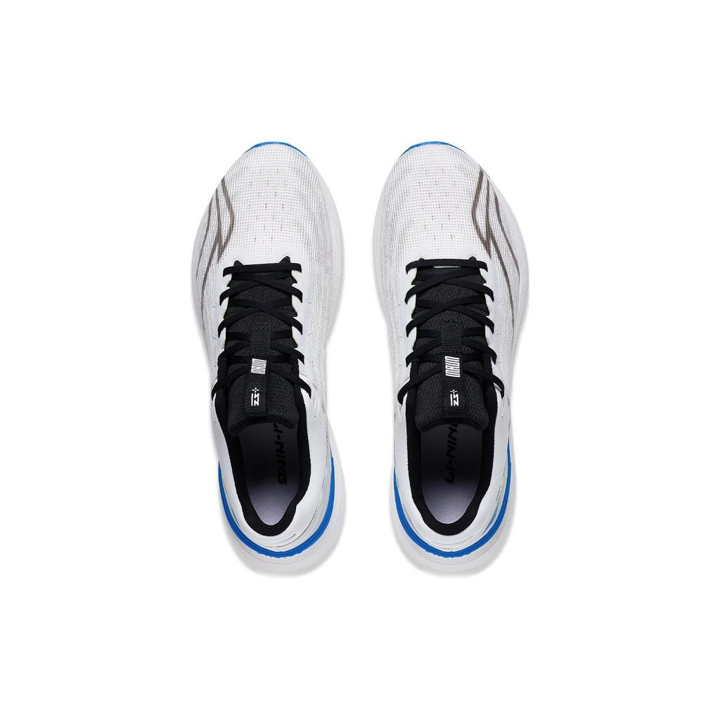 Li-Ning Light And Shadow Element Body Measurement Anti-Slip Wear-Resistant Breathable Low-Top Running Shoes Men Sneakers White Black Blue ARHS041-6