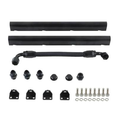 High Flow Fuel Rails Kit ?8AN Port Billet Aluminium Black Stable Performance EFI Fuel Rails for LS1