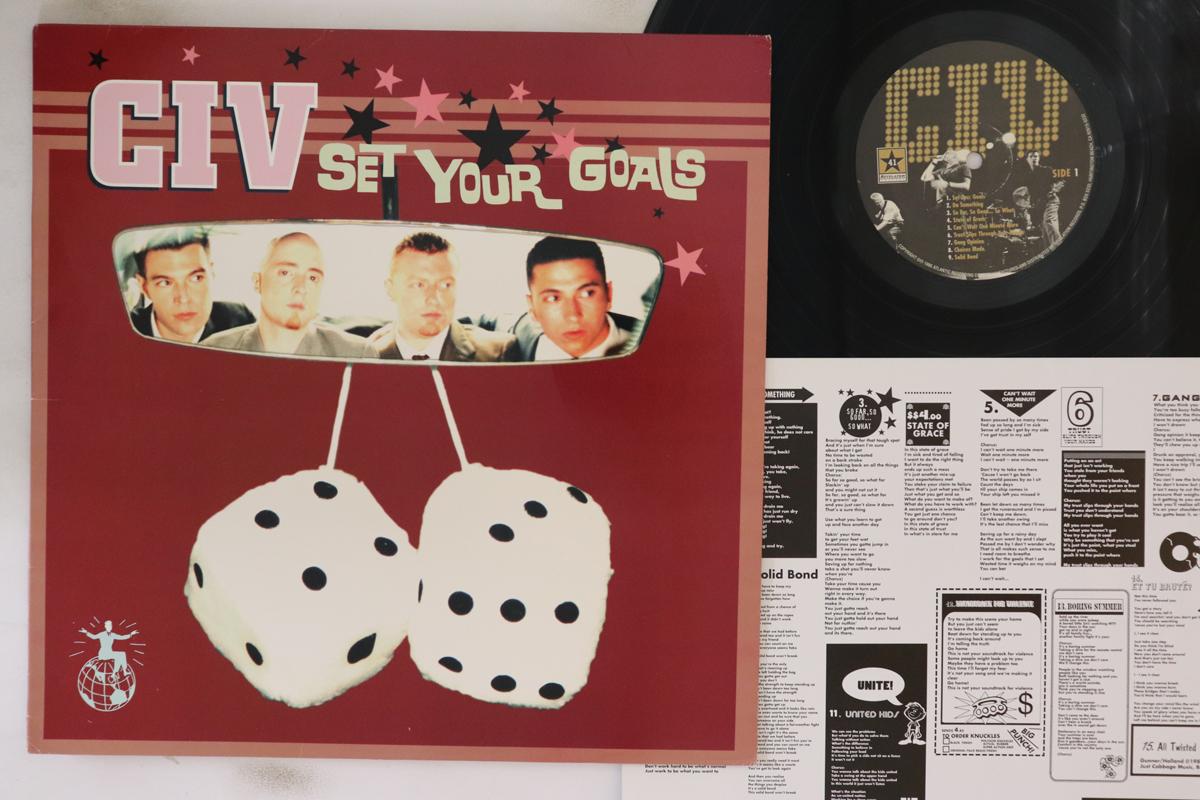 

LP Record CIV - Set Your Goals REV41 REVELATION 1995 US Rock Used