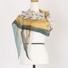 Shop   Women Diamond Pattern Scarf Green Drn Wsc 0652