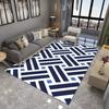 Modern Stylish Carpet With Geometric Line Heart Argyle Tulip Patterns Various Styles Washable Rug For Living Room Decoration