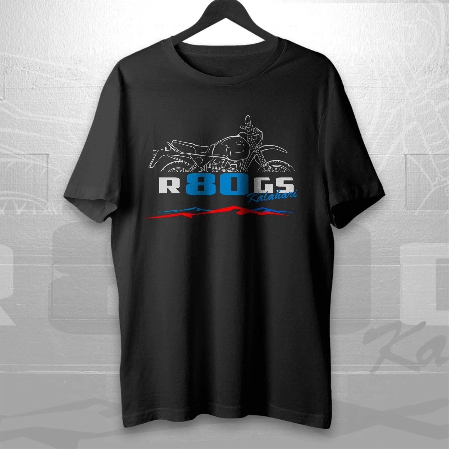 For BMW R80GS Kalahari 1996-1997 fans - Motorcycle T shirt/Long Sleeve M