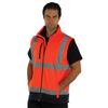 Yoko Mens Hi Vis Softshell Bodywarmer / Workwear (Pack of 2)
