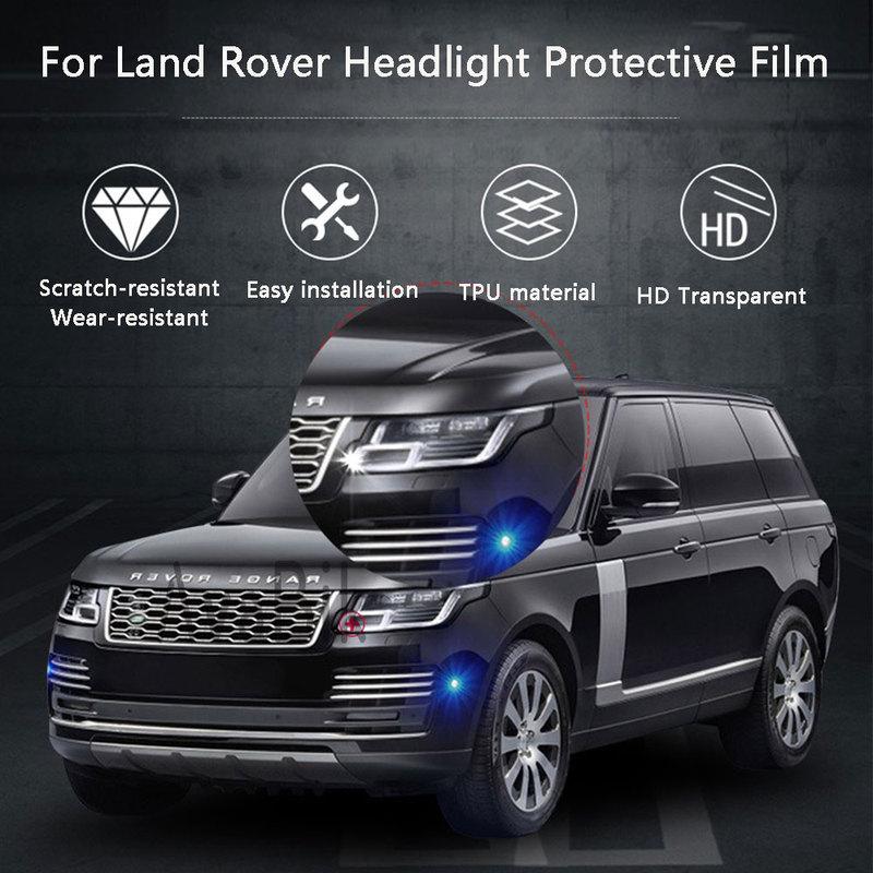 HD Ochranná fólie na světlomety auta Pro Land Rover Discovery 5 L462 2017-Současnost TPU Tónovaná nálepka Auto Dekorativní fólie proti poškrábání