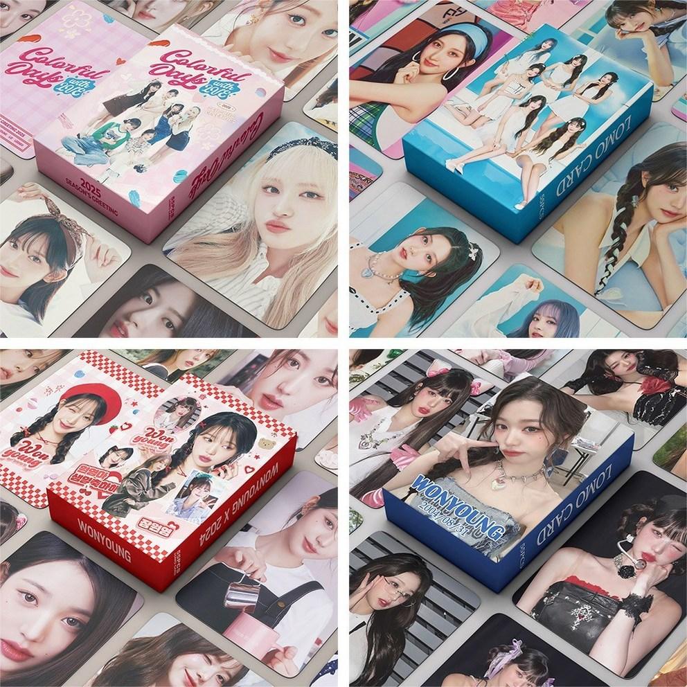 2024 Jang Won-young IVE Fotoalbum Fotokarte Season's Greetings, WY10, 1 Stück