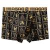 Men's Luxury Black & Gold Boxer Shorts - Loose Fit, Plus Size, Trendy for Teens & Adults