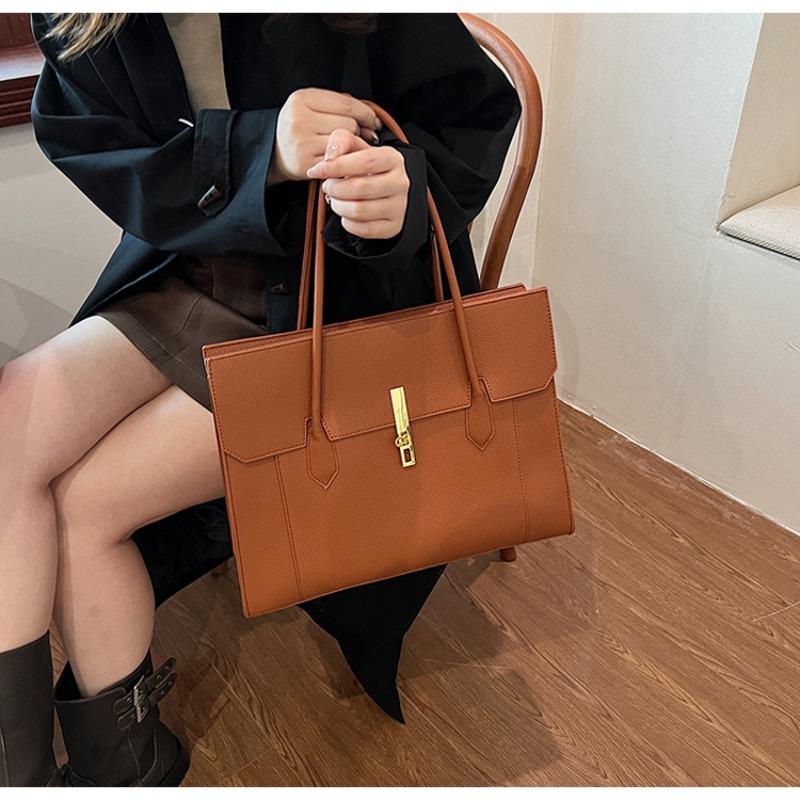 New shoulder large-capacity commuter bag, professional women's bag, computer bag, handbag, lightweight tote women's bag