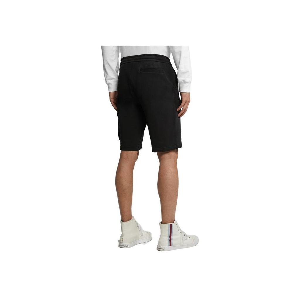 Calvin Klein Logo Print Casual Straight Leg Shorts Men shorts Black J323536-BEH