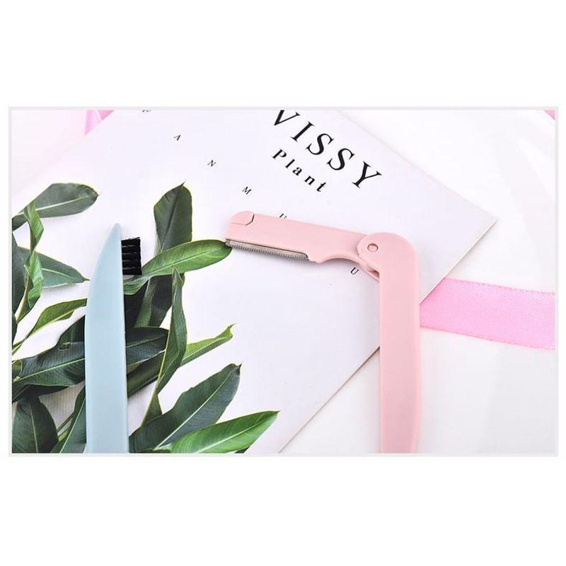 Choyu - Set of 2: Foldable Eyebrow Razor with Brush