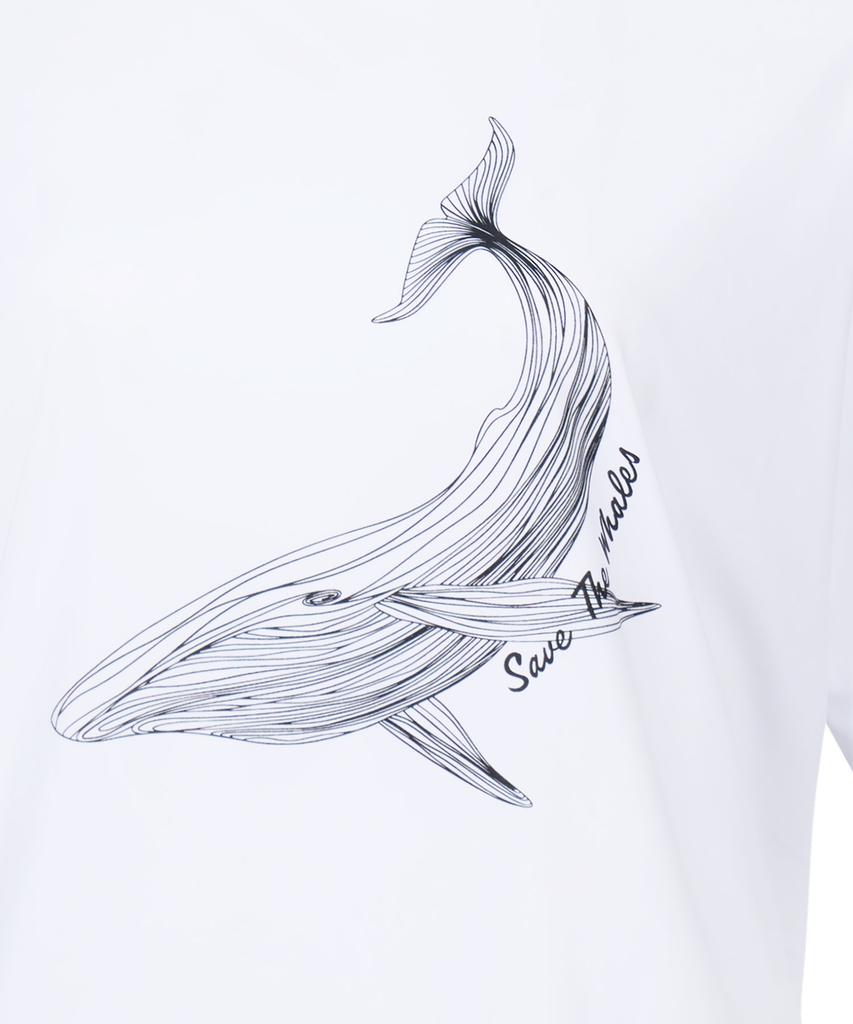 Lenomasuyeongbog Women'S Recycled Short Sleeve Rash Guard T-Shirt White Rn-Cs2F502-Wh