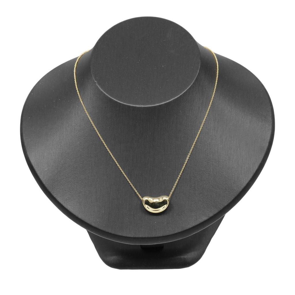 TIFFANY&Co. Bean Necklace K18 yellow gold 7.17g Women Used