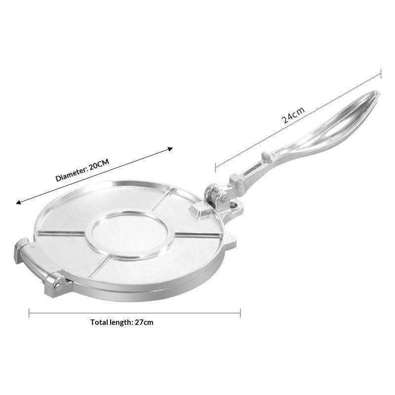 Küche Aluminiumlegierung Handbetrieben Mexikanische Tortilla-Presse Teigpresse Manuell Mais-Teigformmaschine Pfannkuchenpresse YUZI