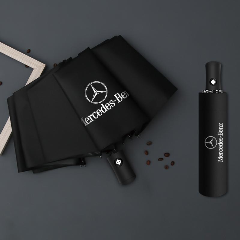 

Автоматический складной ветрозащитный солнцезащитный зонт с логотипом автомобиля Для Mercedes Benz C180 C200 C260 C300 W108 W124 W126 W140 W168 W169 W176