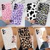 For Samsung Galaxy A13 4G A 13 5G Phone Case Fashion Leopard Print Pattern Soft Silicone Funda For Samsung A36 A15 A25 A35 Cover