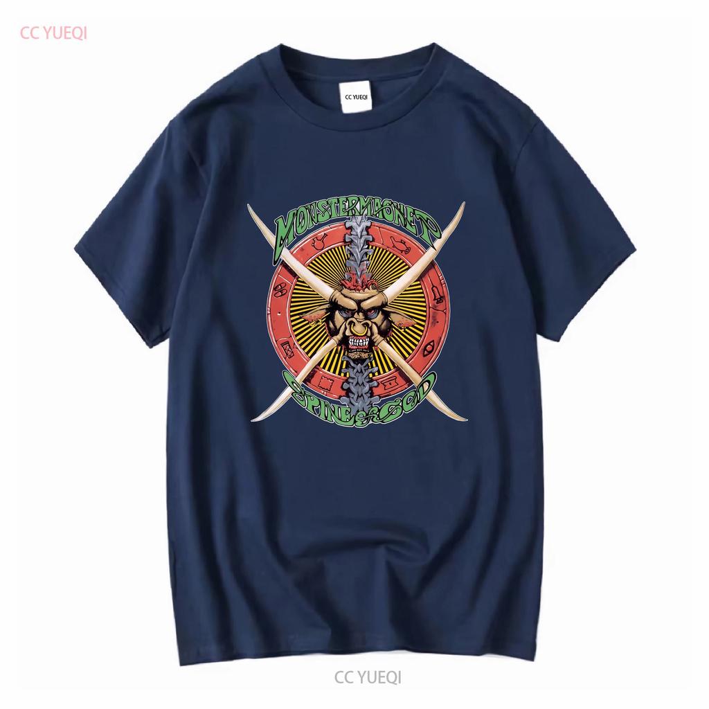 Nuova Maglietta Classica Monster Magnet Spine Of God Band Rock Americana Taglia S 2xl Lavata Vintage Casual Streetwear Unisex Versatile