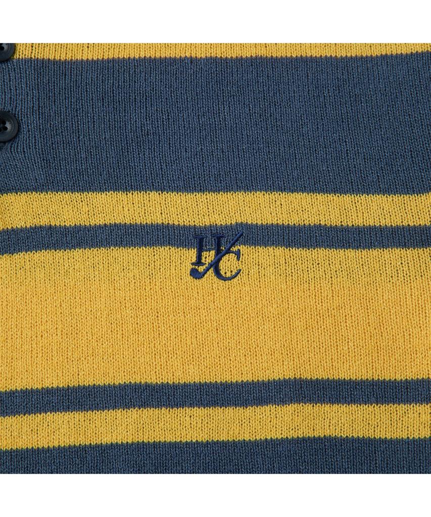 Henlikoteun [British Sporting Club] Stripe Short-Sleeves Polo Knit Abwam26751Yex
