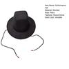 Festive Sun Hats Men Boys Teens Performance Hat Idol Cosplay Cap Headwear Wide Brim Summer UV Protection Black Hat