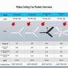 Midea Quiet Iron Blade Ceiling Fan CN Plug (adapter Included)
