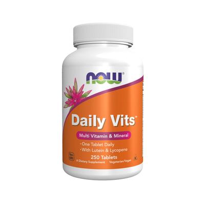 Now Foods Daily Beats Multivitamin & Mineral Tablets, 250 Tablets, 1 Unit