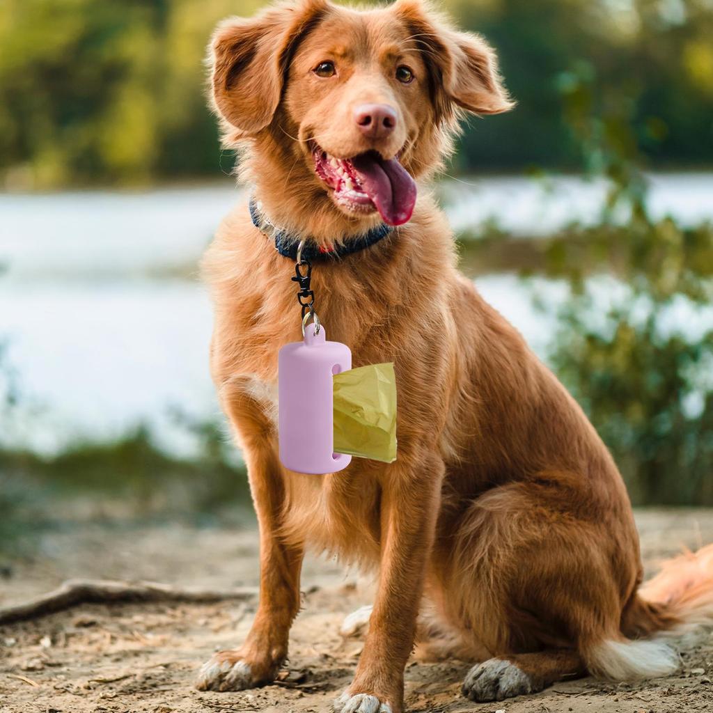 Poop Bag Dispenser Leak Proof Supplies With Clip Dog Poop Bag Dispenser For Walking Cat Travel Lawn Outside Backyard Walkway