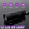 LED portable UV flashlight, black light,  ultraviolet torch, Black light detector for dog urine