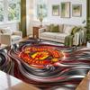 Manchester United Design Kristall Samt Teppich Weiche Dekorative Matte für Schlafzimmer Eingang