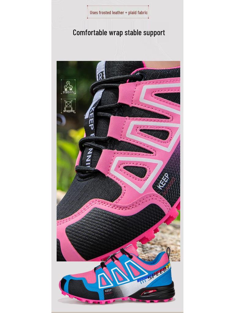 Women's Outdoor Trail Running & Hiking Shoes - Breathable, Plus Size, Ideal for Travel & Walking.