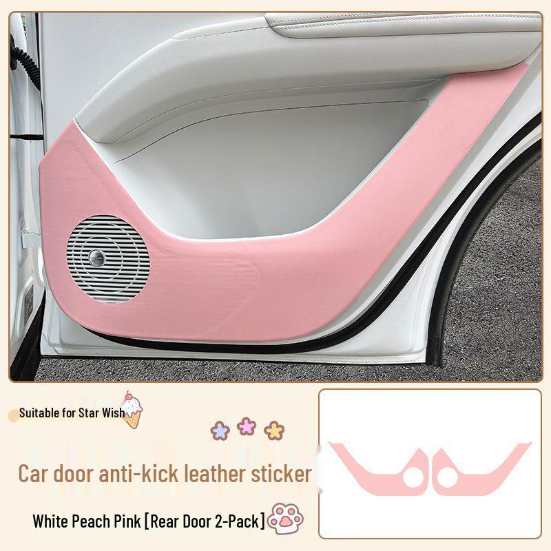 Car Door Kick & Leather Protector - UP Interior Accessories for Star Wish Cars