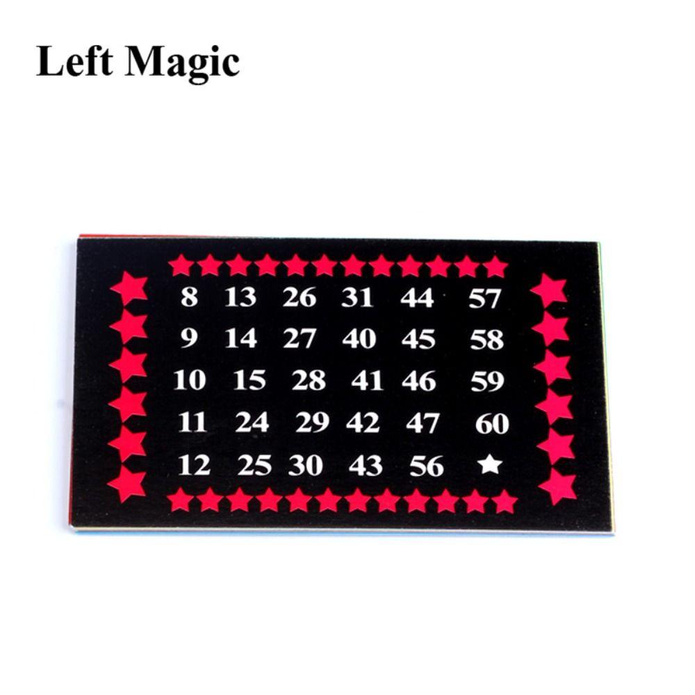 Magic Toys Calculation Telepathy Card Perspective Cards  Surprise Toys   Toy For Kids
