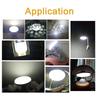 E27 Base 220V Energy Saving Cool White Indoor Ceiling Light 6500K for Household Garage Lighting 15W White LED Bulb