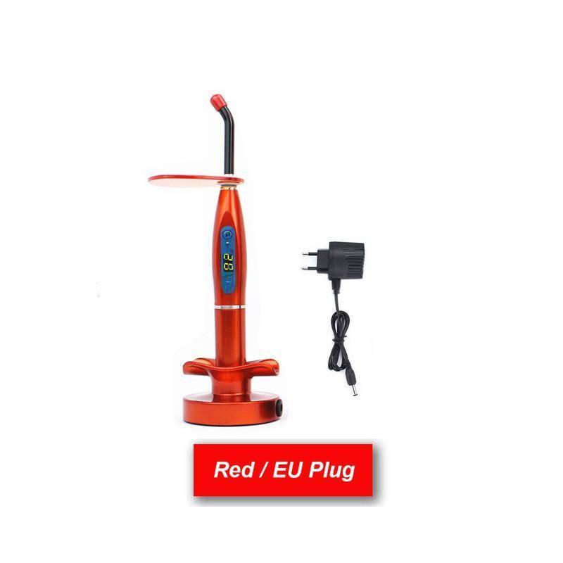Cordless Dental Wireless Led Cure Curing Light Lamp 2000mw Tool Eu Plug Supplies