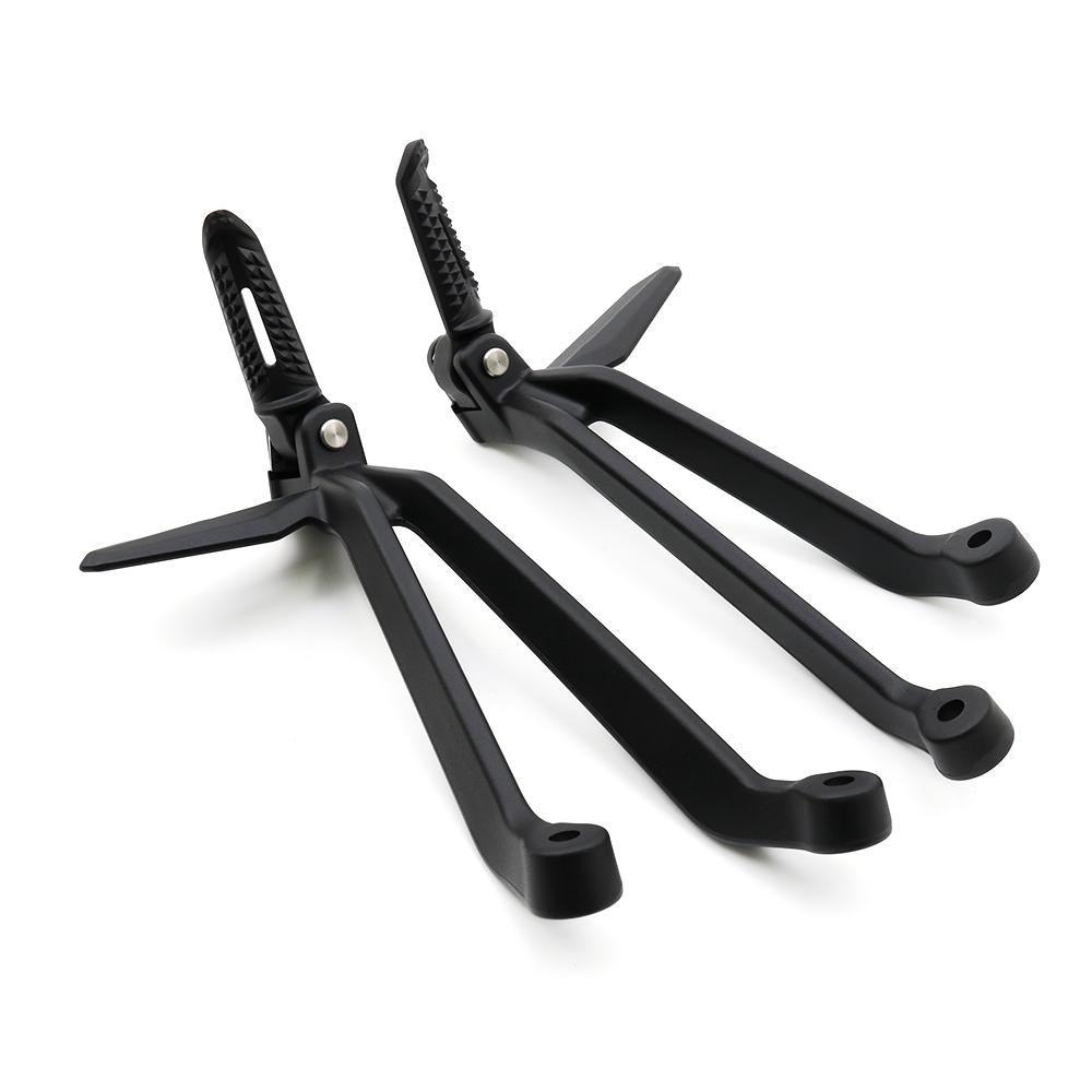 Motorcycle Rear Passenger Footpegs Kit For Street Triple 765RS 765R 765 RS 765 R Moto2 2020-2025 Foot Rest Bracket Full Set 2024