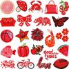 Star Watermelon Embroidery Cloth Sticker Football Patch Sticker Clothes Decoration Basketball Mushroom Shrimp Computer Embroidery Chapter Sticker
