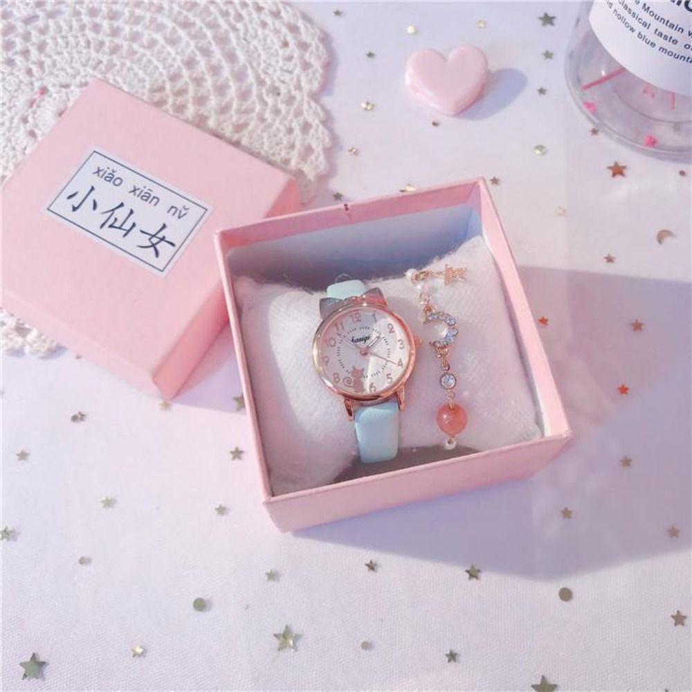 Cat Ear Quartz Watch Quartz Clock Wristwatch Creative Bracelet