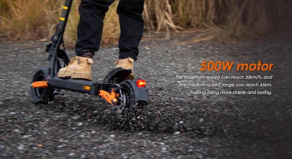 KuKirin G2 Pro (ABE) Elektroroller 500W Motor 48V 15,6Ah Akku 20 km/h Höchstgeschwindigkeit 65 km Reichweite 9 Zoll Reifen E-Scooter