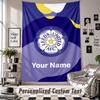 Wall Hanging Tapestry With Custom Name & Text, Leeds United Decorative Tapestry For Bedroom