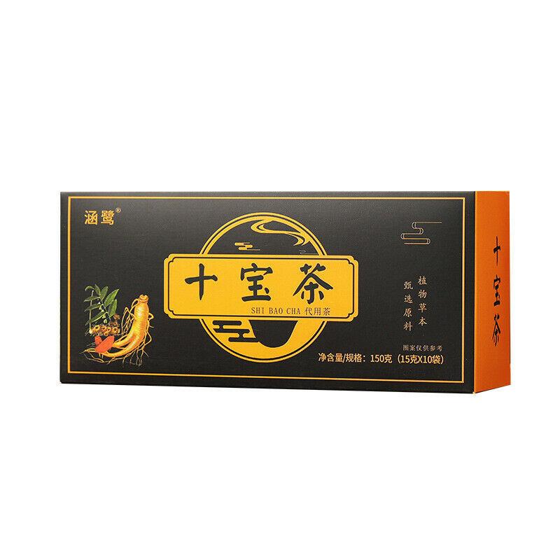 150g Organický bylinný čaj Ženšen Ten Treasure Tea Čaj Renshenshibao Zdravý nápoj