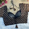 Black Party Wear Women's Designer Choli Indian Bollywood Beautiful Ethnic Blouse