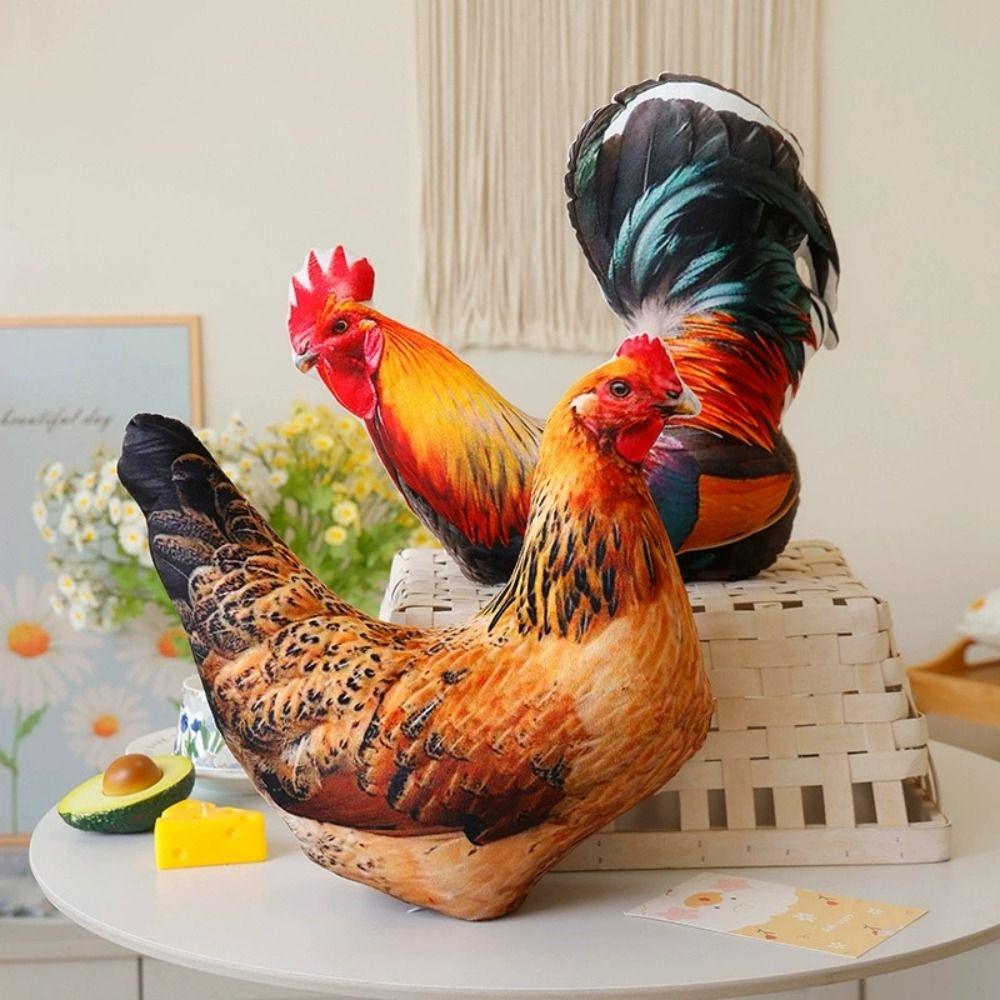 Real Life Poultry Plush Toys Stuffed Animal Stuffed Goose Duck Pigeon Parrot Toys Home Decor