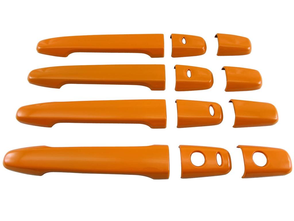 BRIGHTZ Mitsubishi Delica D5 CV Door Handle Cover Set Orange, Vehicle Specific Fit