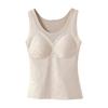Lace Warmvest With Chest Pad Women's Fleece-Lined Warm Bra Underwear Autumn/Winter Warmest Clothing Base Layer