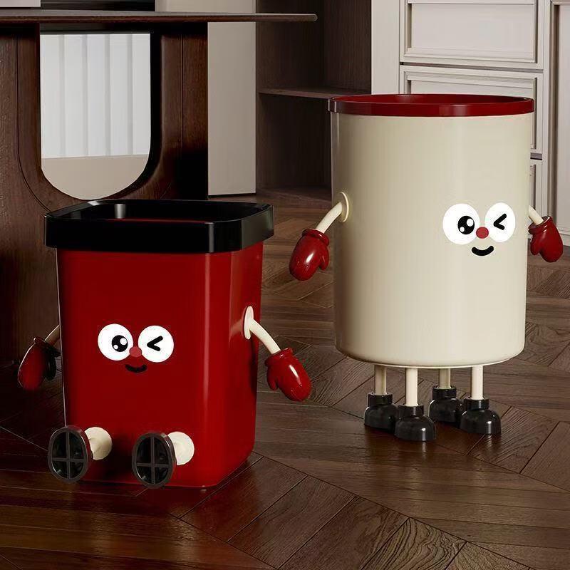 Large Capacity Lidded Household Trash Can