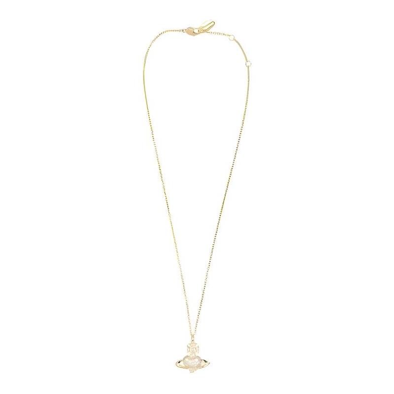 Vivienne Westwood Basrelief Design Brass Necklace Women s Gold 630203G002R102 золотой