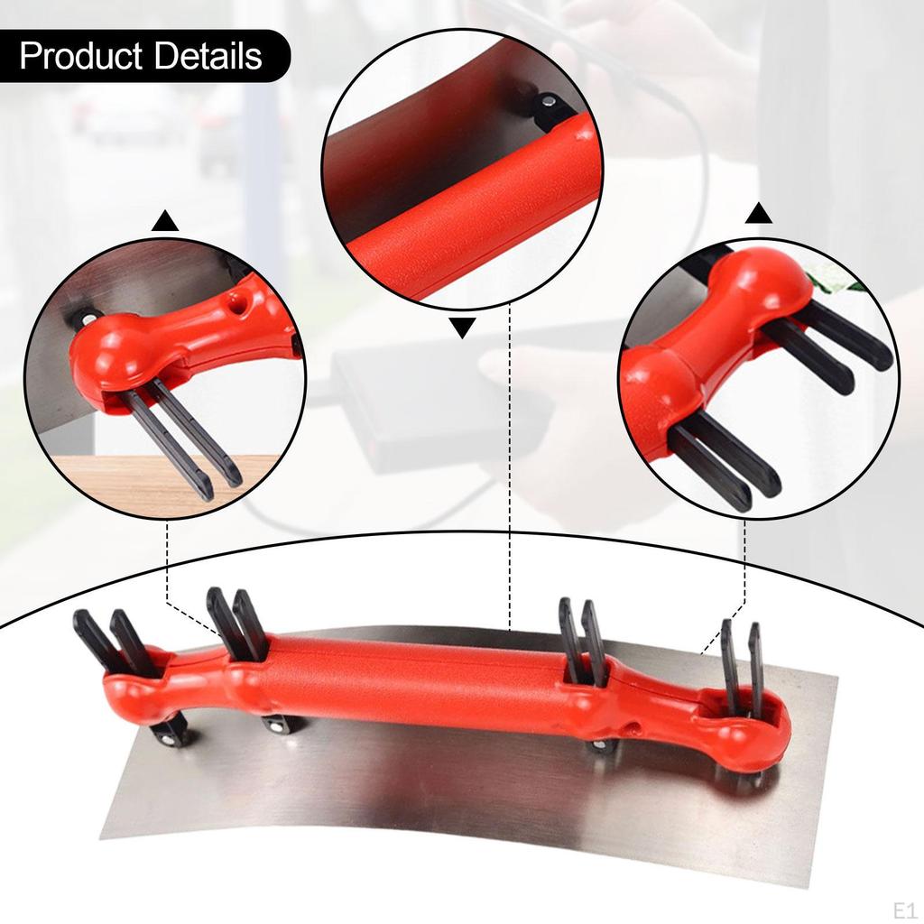 Plastering Trowel Adjustable Shaped Flexible Concrete Cylindrical Sturdy Carbon Steel Non