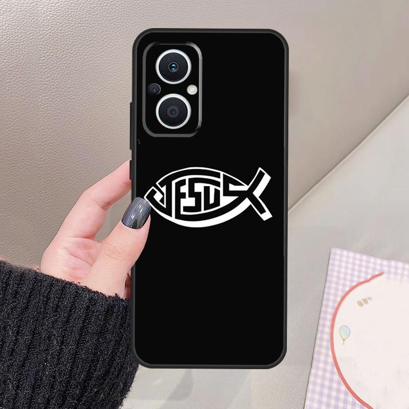 

Fish Symbol Jesus Christ Christian Funda For OPPO Reno 14 10 11 12 13 Pro 12F 11F 13F 14F 7 8 Lite OPPO Find X9 X8 X6 Pro Case OPPO Reno13 Pro