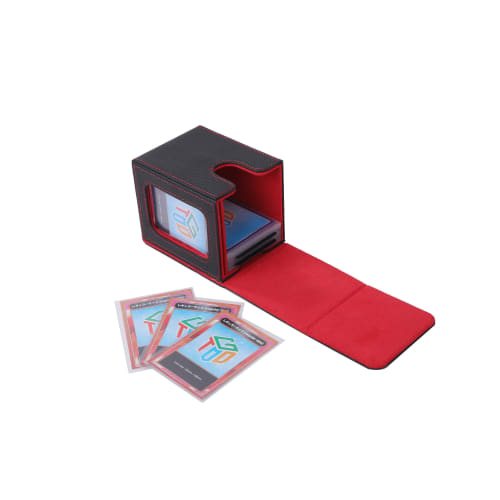 Toy God's Look Deck Case Loader Shows Deck Contents At a Glance, Holds 100 Cards Vertically, Double/Triple Sleeved, Compatible with Yu-Gi-Oh!, Pok?mon