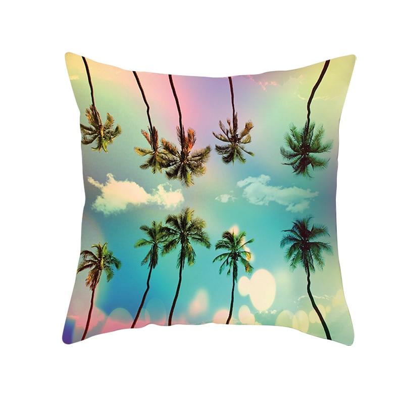 palm tree pillow covers