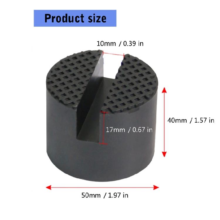 Thick Rubber Jacks Support Pad Lifting Base for Increased Ground Clearance In Vehicle Repair Workshops